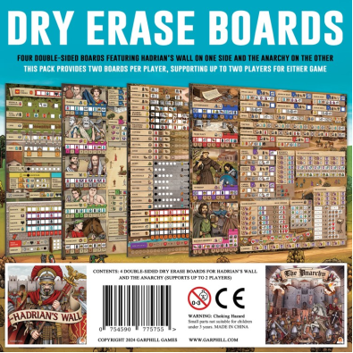 Dry Erase Boards for The Anarchy & Hadrian's Wall