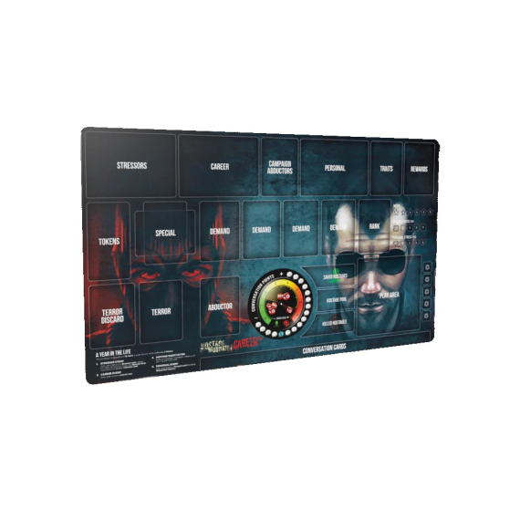 Hostage Negotiator Playmat: Unknown Abductor and The Negotiator