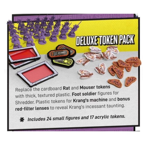 Unmatched Adventures TMNT Deluxe Token Pack