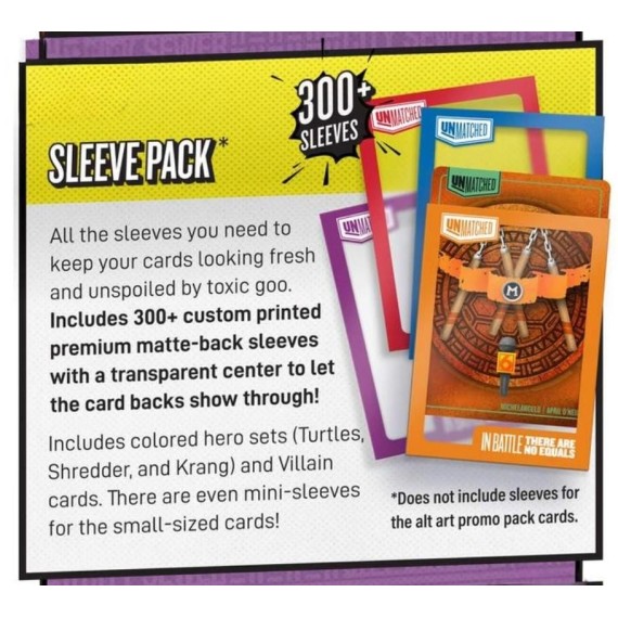 Unmatched Adventures TMNT Sleeve Pack