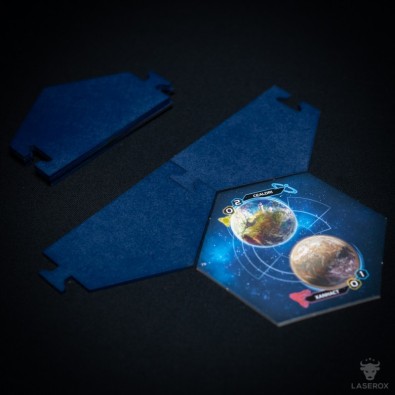 Twilight Imperium Map Frame ( 8 player module) Deep Blue