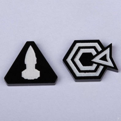 Twilight Imperium Command & Control Tokens - BLACK