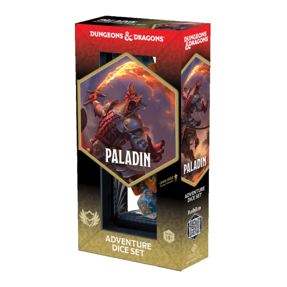 D&D Adventure Dice Paladin Orange/Blue (14)