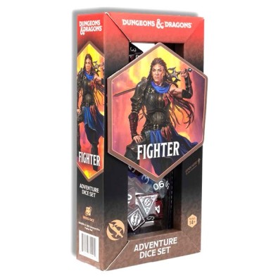 D&D Adventure Dice Fighter Red (14)