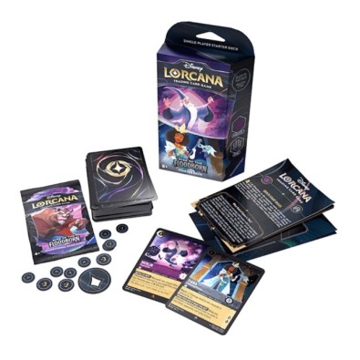 Disney Lorcana TCG: Rise of the Floodborn Starter Deck - (Amethyst/Steel)