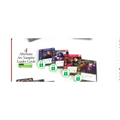 Vampire: The Masquerade Rivals Expandable Card Game Kickstarter Promo Pack Vampire: The Masquerade Rivals Expandable Card Game Kickstarter Promo Pack