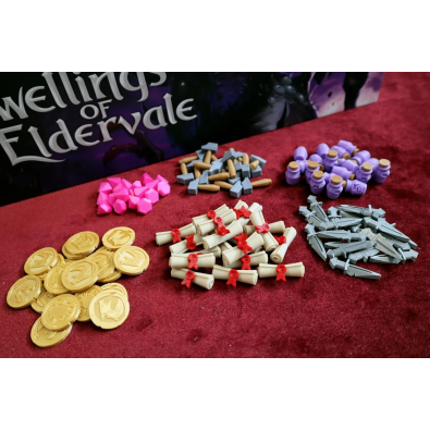 Upgraded Resource tokens suitable for Dwellings of Eldervale