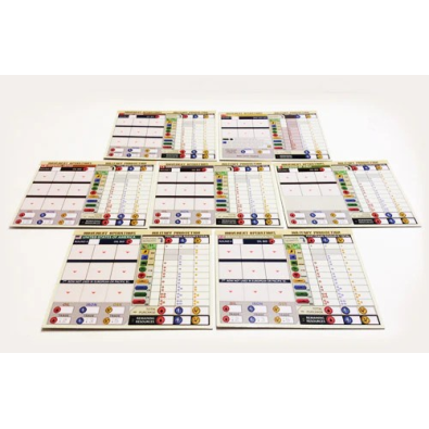 WAR ROOM: Dry-erase O&P Charts (set of 7 Nations)