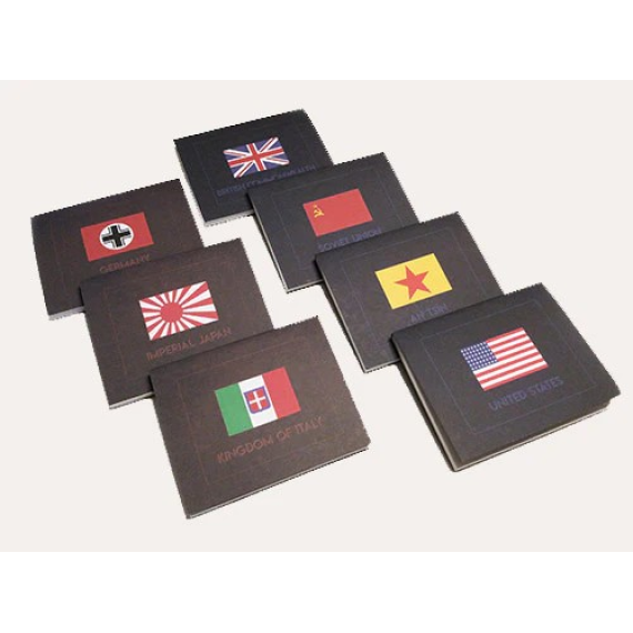 WAR ROOM: O&P Chart Pad Set of 7 Nations (Core set replacement)