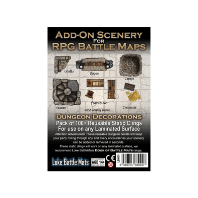 Add-On Scenery for RPG Maps - Dungeon Decorations