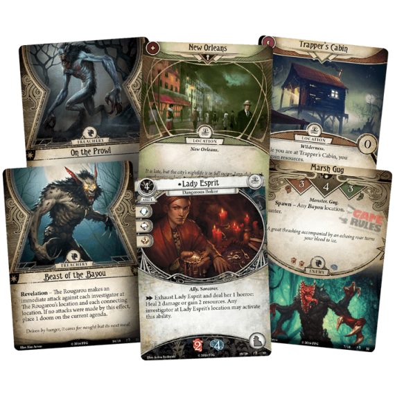 Arkham Horror: The Card Game – Curse of the Rougarou: Scenario Pack