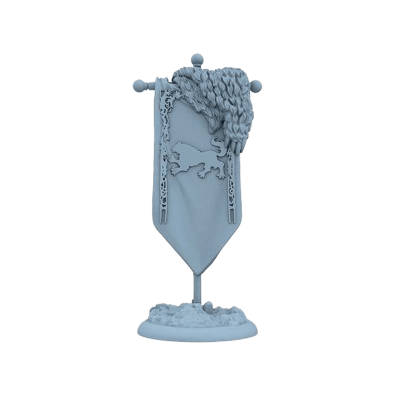 A Song of Ice & Fire: Tabletop Miniatures Game - Stark Deluxe Activation Banner (Exp)