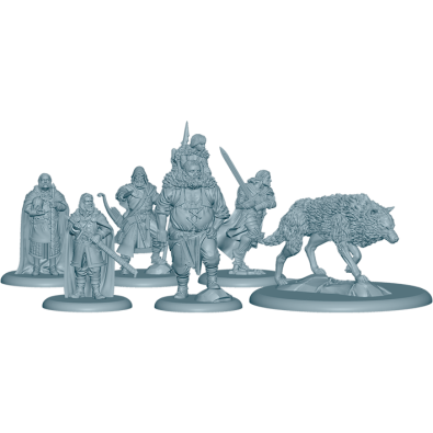 A Song of Ice & Fire: Tabletop Miniatures Game - Stark Heroes #1 (Exp)