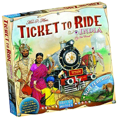 Ticket to Ride Map Collection: Volume 2 – India & Switzerland Ticket to Ride Map Collection: Volume 2 – India & Switzerland