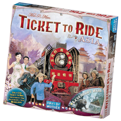 Ticket to Ride Map Collection: Volume 1 – Team Asia & Legendary Asia Ticket to Ride Map Collection: Volume 1 – Team Asia & Legendary Asia