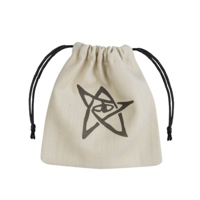 Call of Cthulhu Dice Bag: Beige & Black