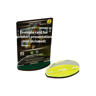 Card Stands - Green/Yellow