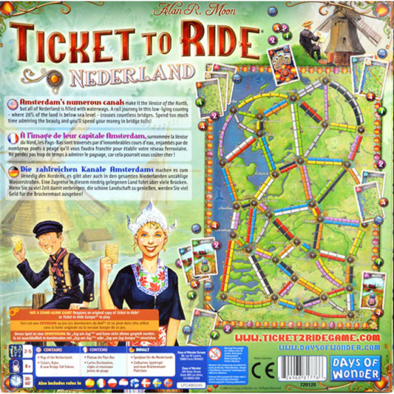 Ticket to Ride Map Collection: Volume 4 – Nederland