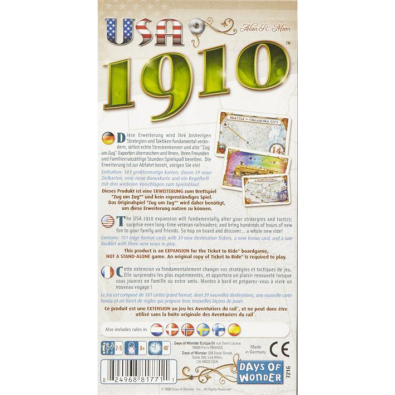 Ticket to Ride: USA 1910 Ticket to Ride: USA 1910