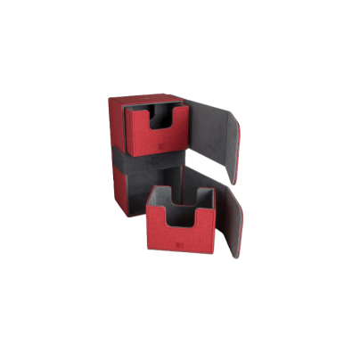 Convertible Premium Deck Box Dual 200+ Standard Size Cards - Red