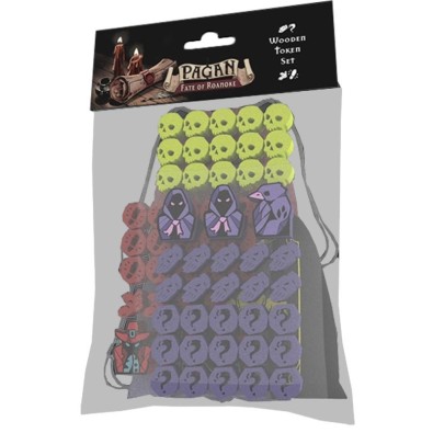 Pagan Fate of Roanoke Wooden Token Kit