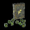 Elder Dice: Green Lovecraft Elder Sign Polyhedral Set