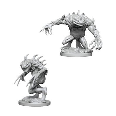 D&D Nolzur's Marvelous Miniatures - Grey Slaad & Death Slaad