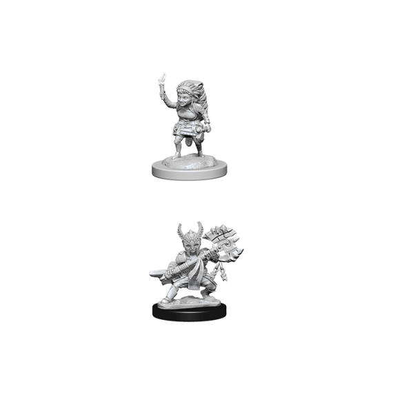 D&D Nolzur's Marvelous Miniatures: Female Halfing Fighter