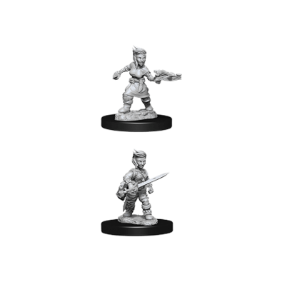 Pathfinder Battles: Deep Cuts - Female Halfling Rogue