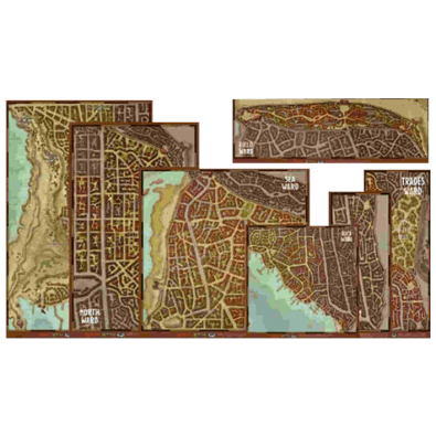 D&D: Waterdeep Dragon Heist Map Set