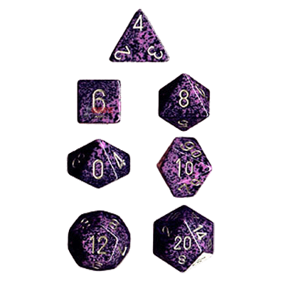 Speckled Dice Set - Hurricane x7