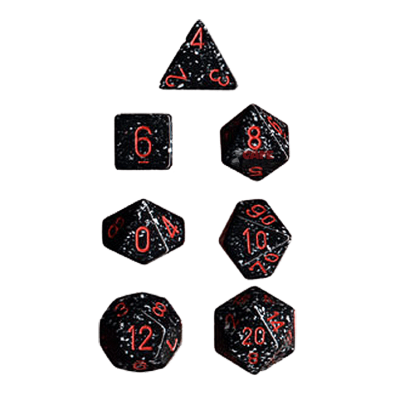 Speckled Dice Set - Space x7 Speckled Dice Set - Space x7