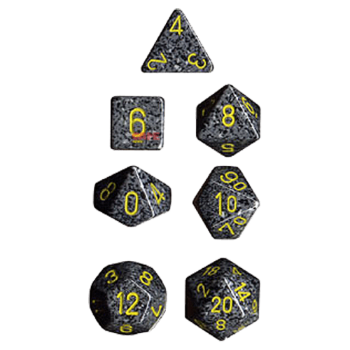 Speckled Dice Set - Urban Camo x7