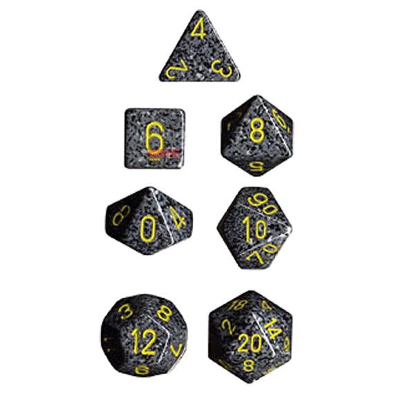 Speckled Dice Set - Urban Camo x7