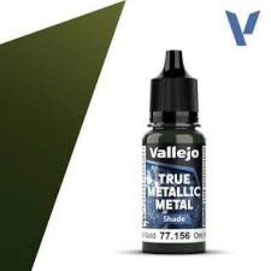 Vallejo True Metallic Metal Shade - Greenish Gold (18 ml)