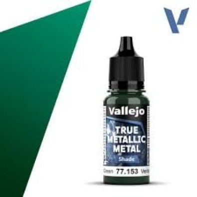 Vallejo True Metallic Metal Shade - Beetle Green (18 ml)