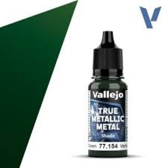 Vallejo True Metallic Metal Shade - Dusken Green (18 ml)