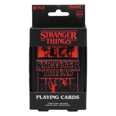 Stranger Thinngs 5 Playing Cards Metal