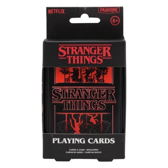 Stranger Thinngs 5 Playing Cards Metal