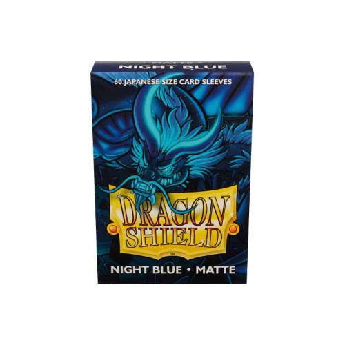 Dragon Shield Japanese Art Matte Sleeves - Night Blue Delphion (60 Sleeves)