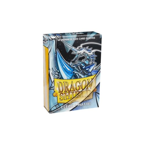 Dragon Shield Small Sleeves - Japanese Matte Clear (60 Sleeves)
