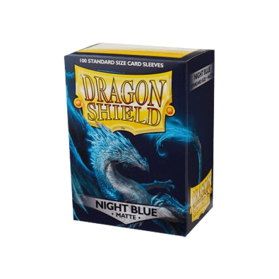 Dragon Shield Standard Matte Sleeves - Night Blue (100 Sleeves)