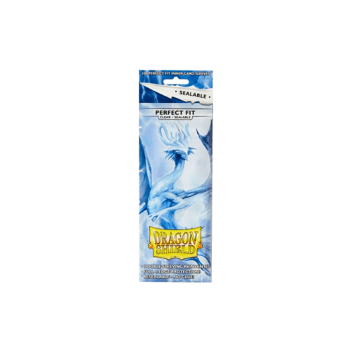 Dragon Shield Standard Perfect Fit Sealable Sleeves - Clear (100 Sleeves)