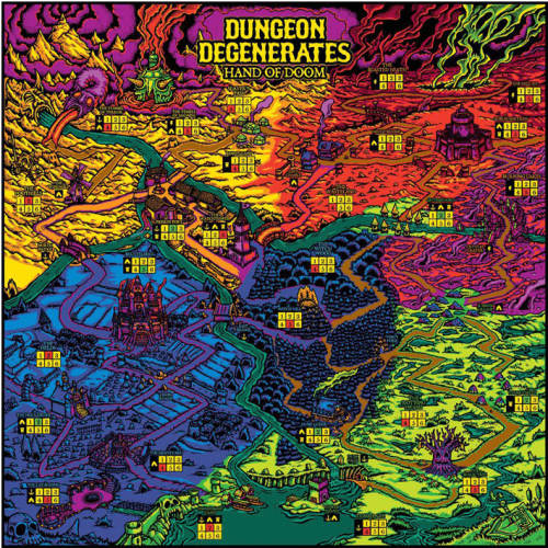 Dungeon Degenerates: Hand of Doom DAMAGED