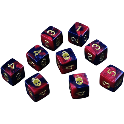 Elder Dice (d6 Tube) Mark of the Necronomicon