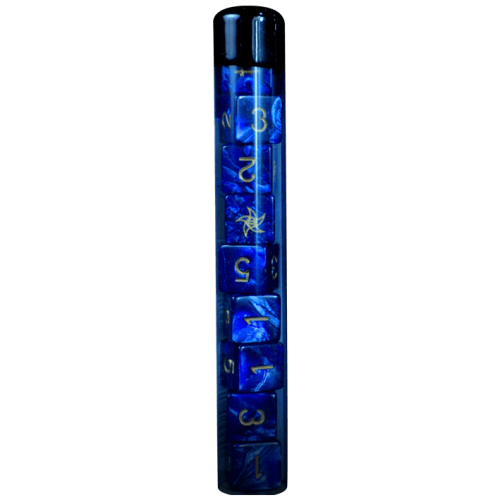 Elder Dice: Blue Astral Elder Sign (d6 Tube)