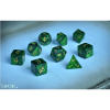 Elder Dice: Green Lovecraft Elder Sign Polyhedral Set