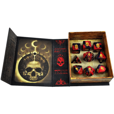 Elder Dice: Mark of the Necronomicon Polyhedral Set