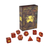 Elder Dice: Red Cthulhu Polyhedral Set
