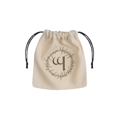 Elvish Beige & Black Dice Bag